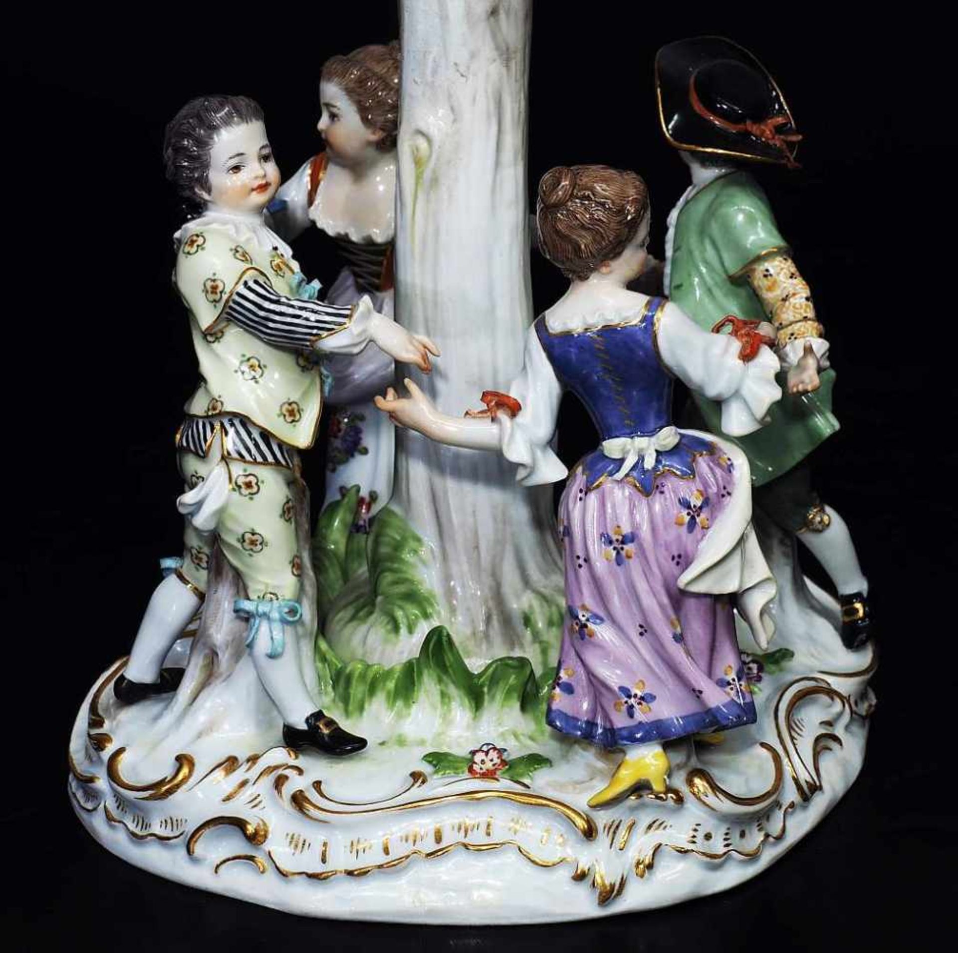 Kinderfigurengruppe. MEISSEN um 1900. Kinderfigurengruppe. MEISSEN um 1900, 1. Wahl. Modell von - Bild 4 aus 6