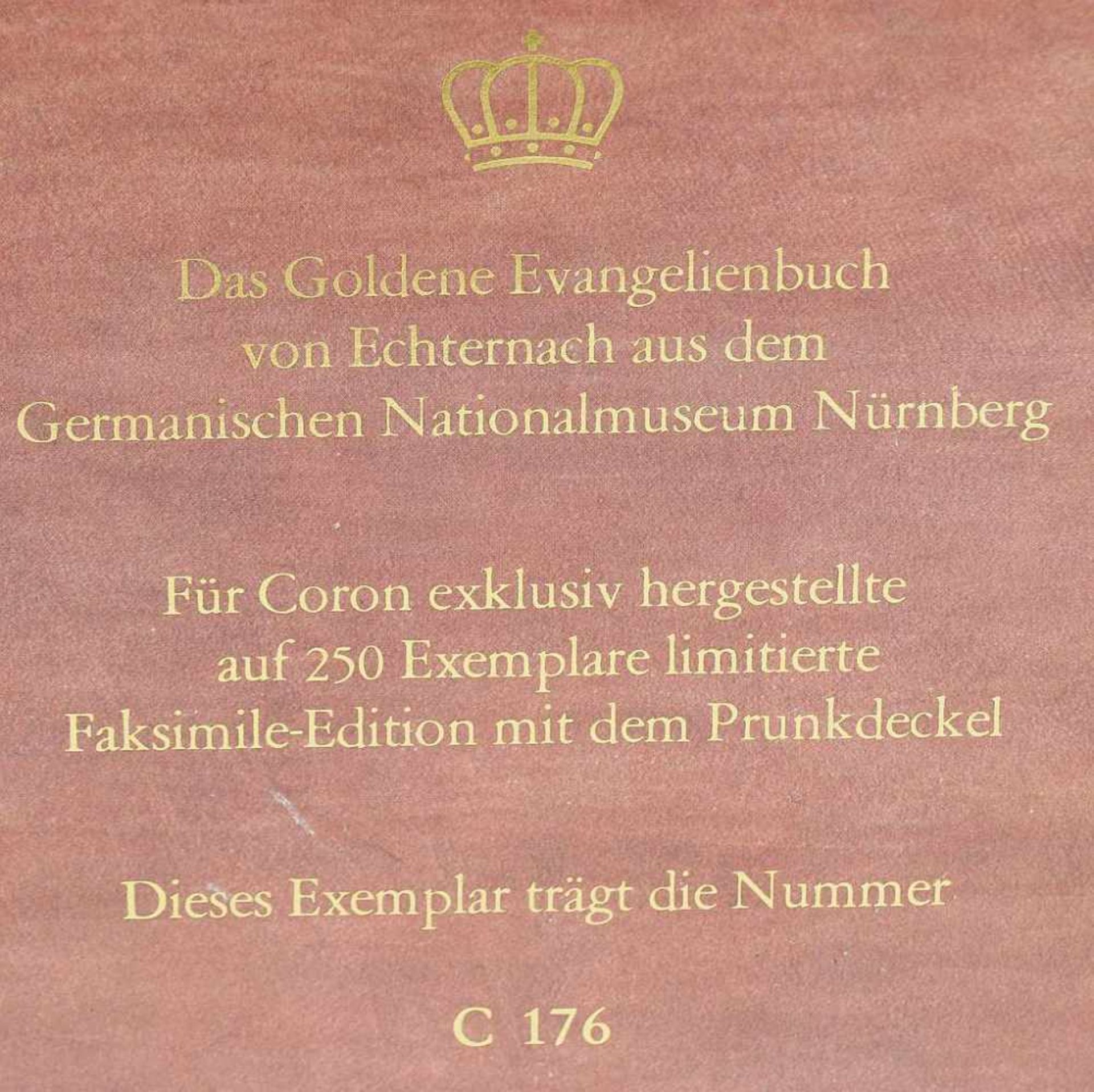 Das goldene Evangelienbuch von Echternach. Das goldene Evangelienbuch von Echternach und - Bild 5 aus 12