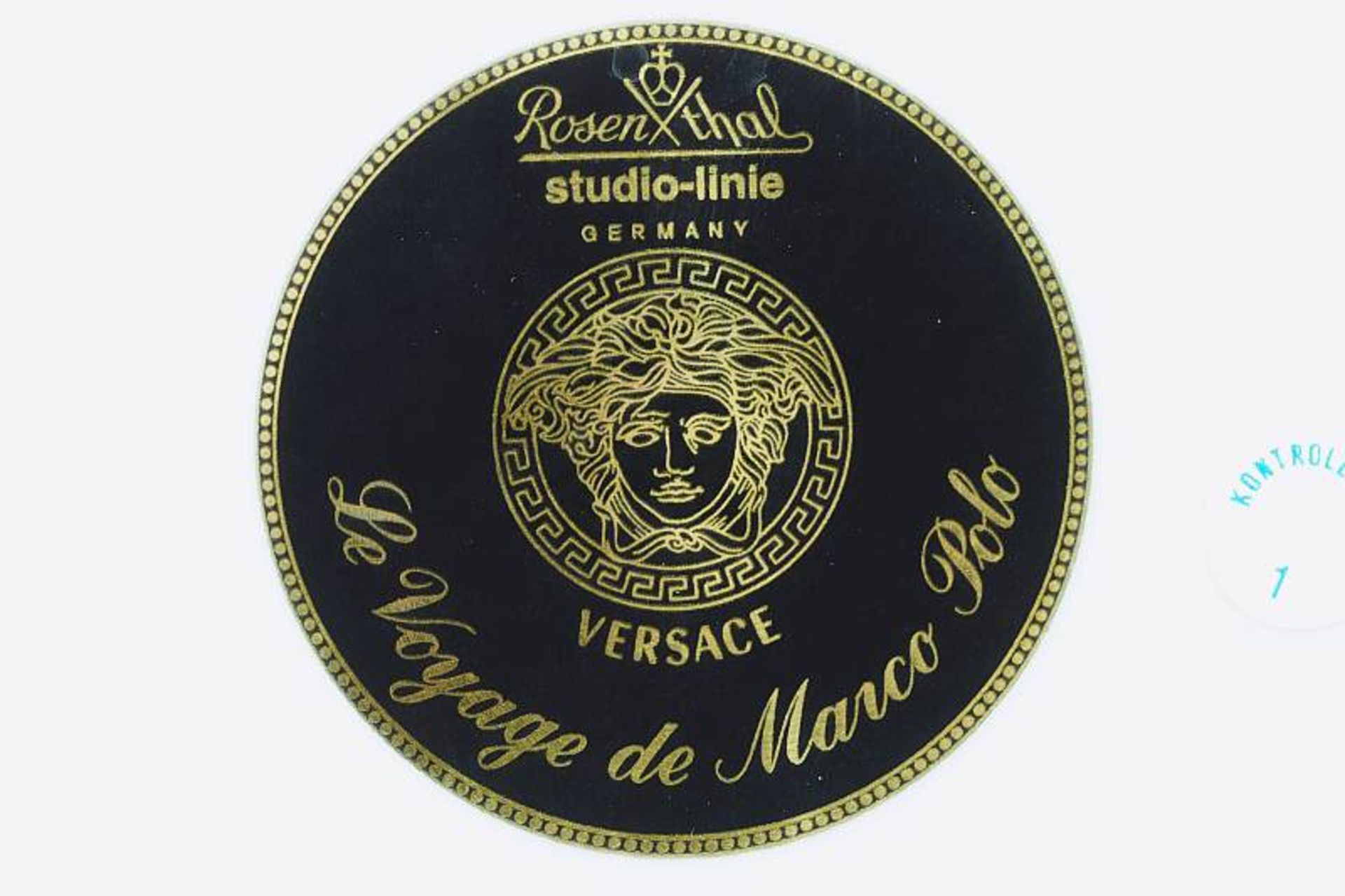 Zwei Zierteller. Zwei Zierteller. 1) Flacher Teller mit leicht hochgestelltem Rand, MEISSEN 1972 - - Image 5 of 5