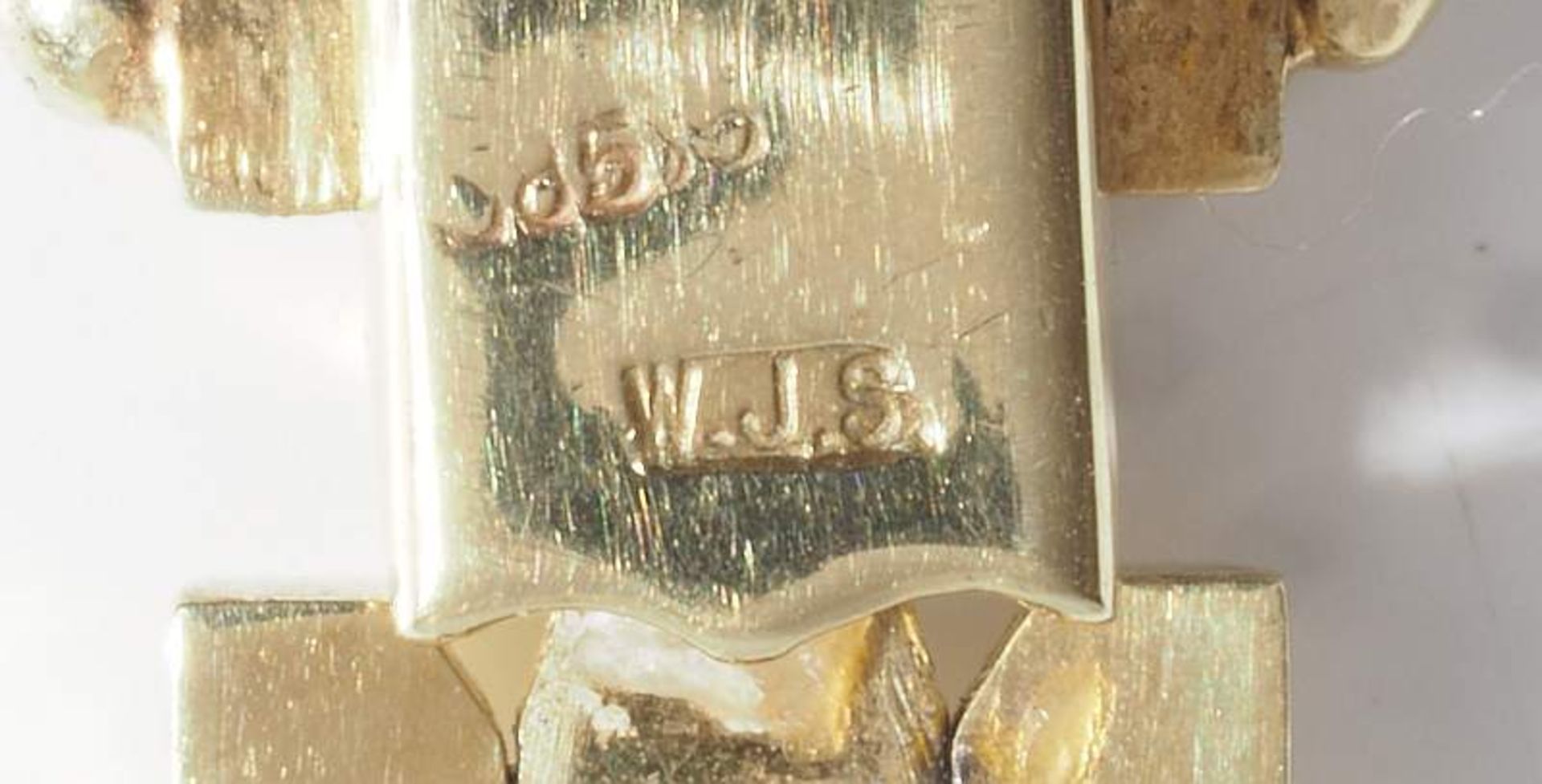 Gliederarmband.Gliederarmband,. 585er Gelbgold, Kastenverschluß mit zwei Sicheheitsachter. Länge - Bild 6 aus 6