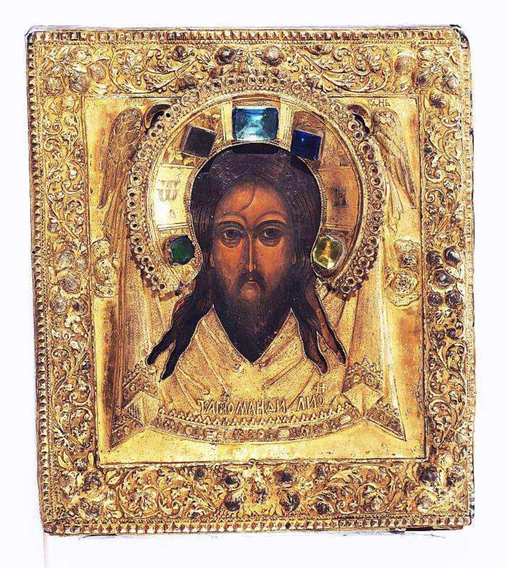 Ikone "Bildnis Christi". Ikone "Bildnis Christi". Russland, 19. Jahrhundert. Das nicht von