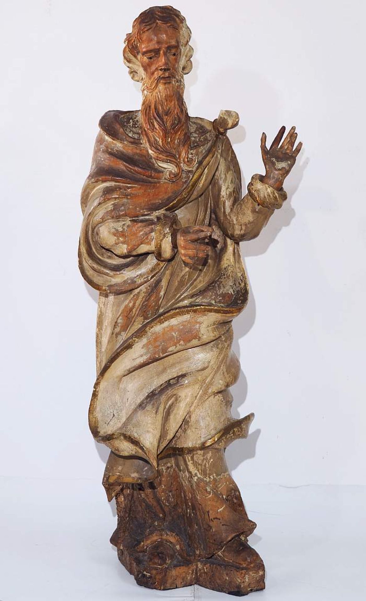 Altarfigur "Apostel", Barock, Süddeutschland 17./18. Jahrhundert. Altarfigur "Apostel", Barock,