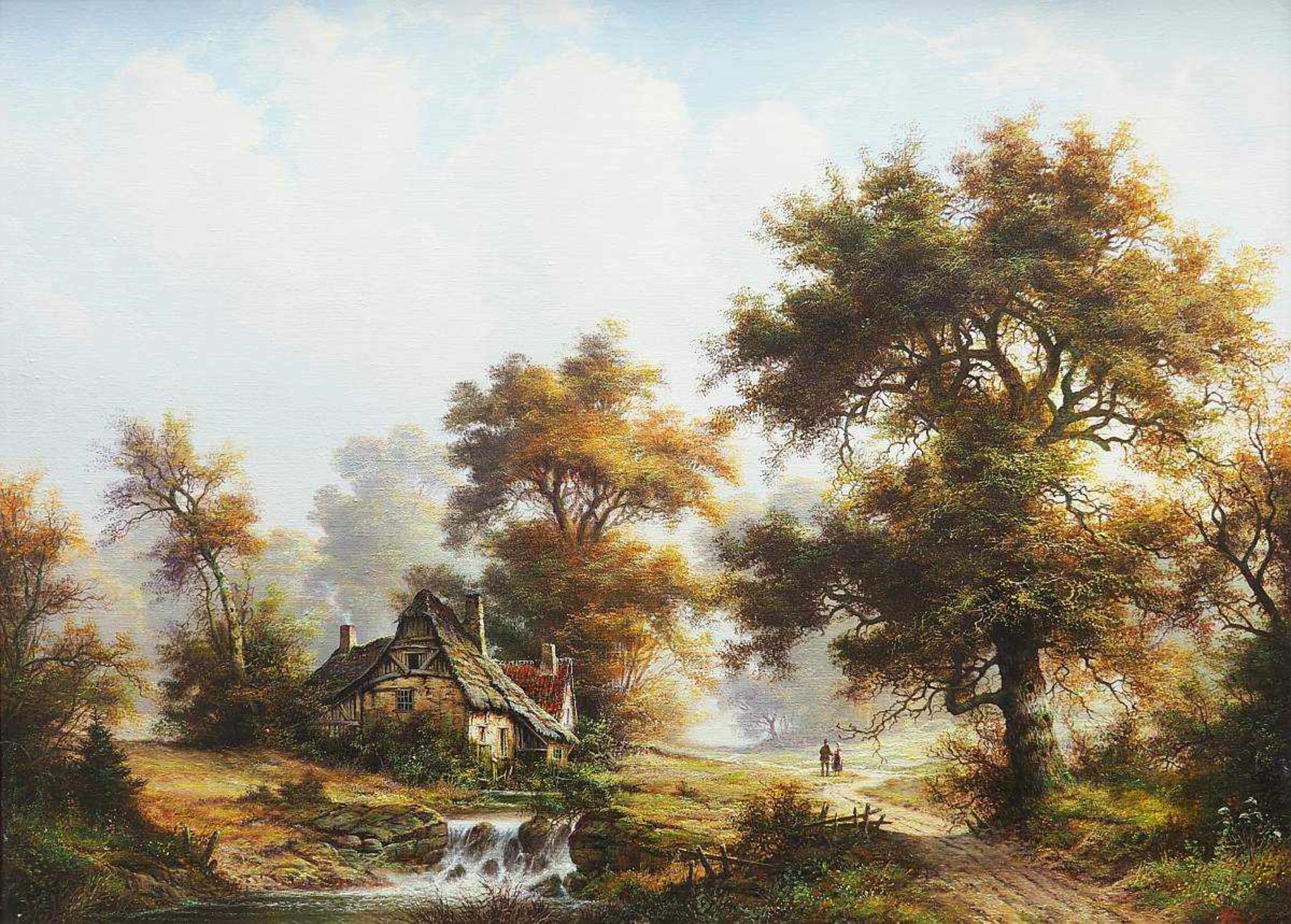 STIENEN, Karl-Heinz. STIENEN, Karl-Heinz. 1929 Duisburg - 2000 Homberg. Herbstliche Landschaft mit - Bild 2 aus 6