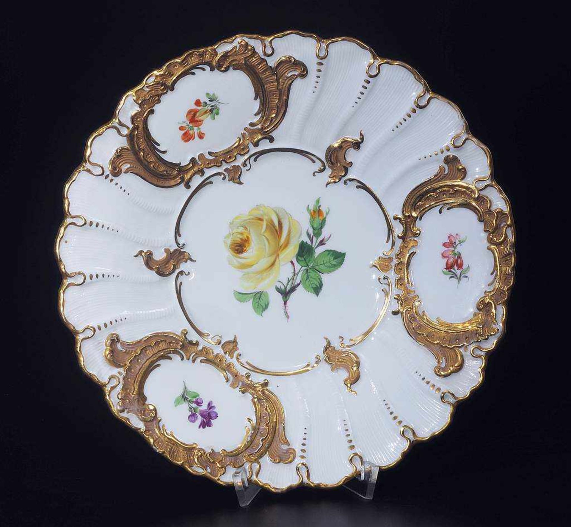 Prunkschale. MEISSEN 1923 - 1934 (Pfeifferzeit), 1. Wahl. Prunkschale. MEISSEN 1923 - 1934 ( - Bild 2 aus 5