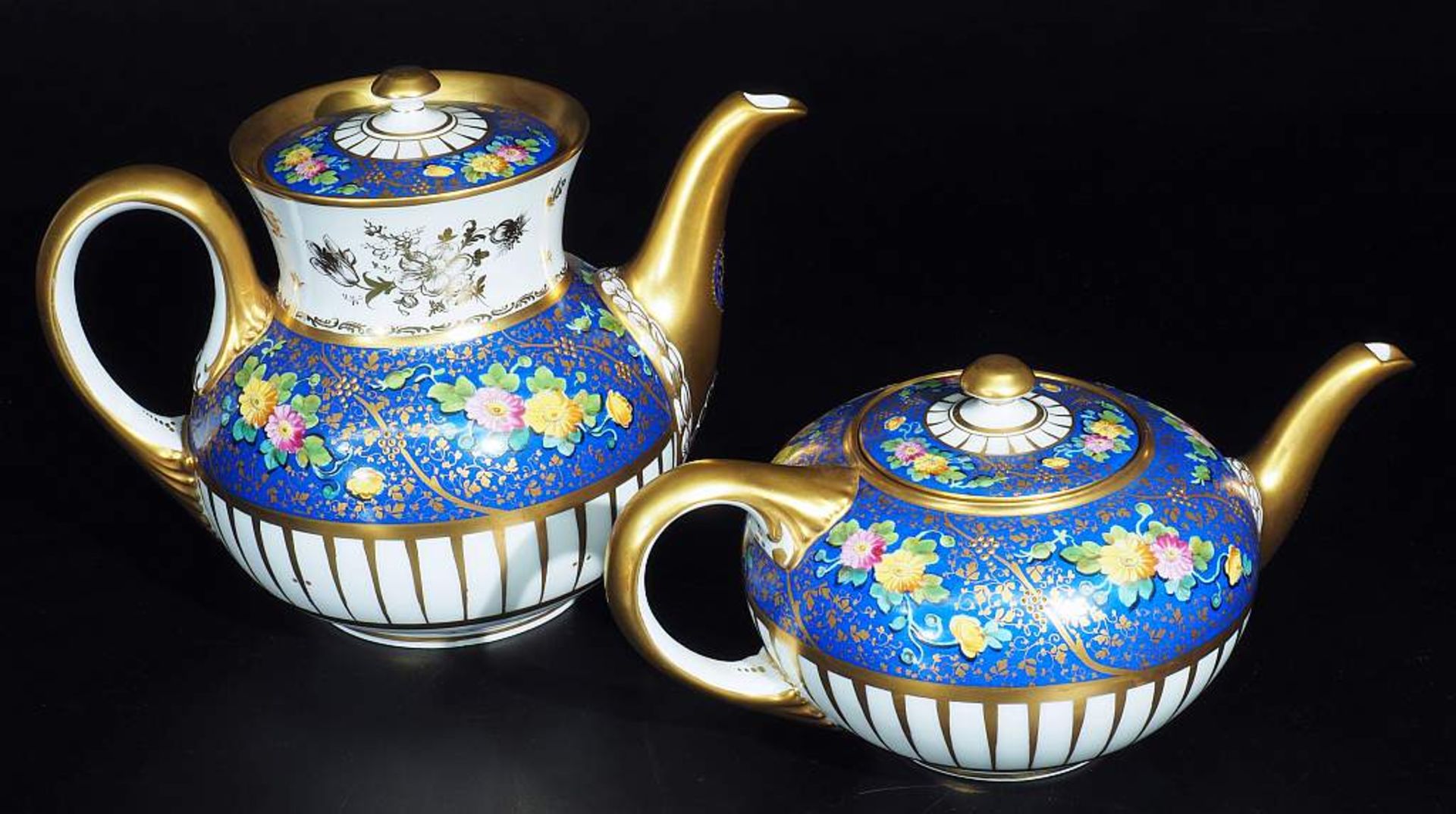 Kaffee-Teeservice. DRESDEN, Ambrossius Lamm 1887 - 1950. Kaffee-Teeservice für fünf Personen. - Bild 5 aus 9