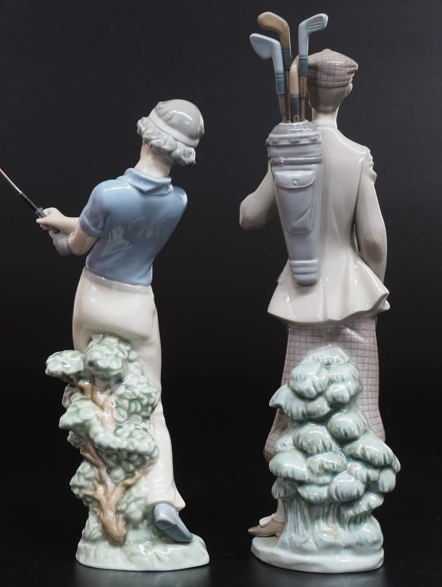 Figuren 1)Golfer. 2) Golferin.Figuren, 1) Golfer, LLADRO/Spain. 2. Hl. 20. Jahrhundert. Farbig - Bild 4 aus 7