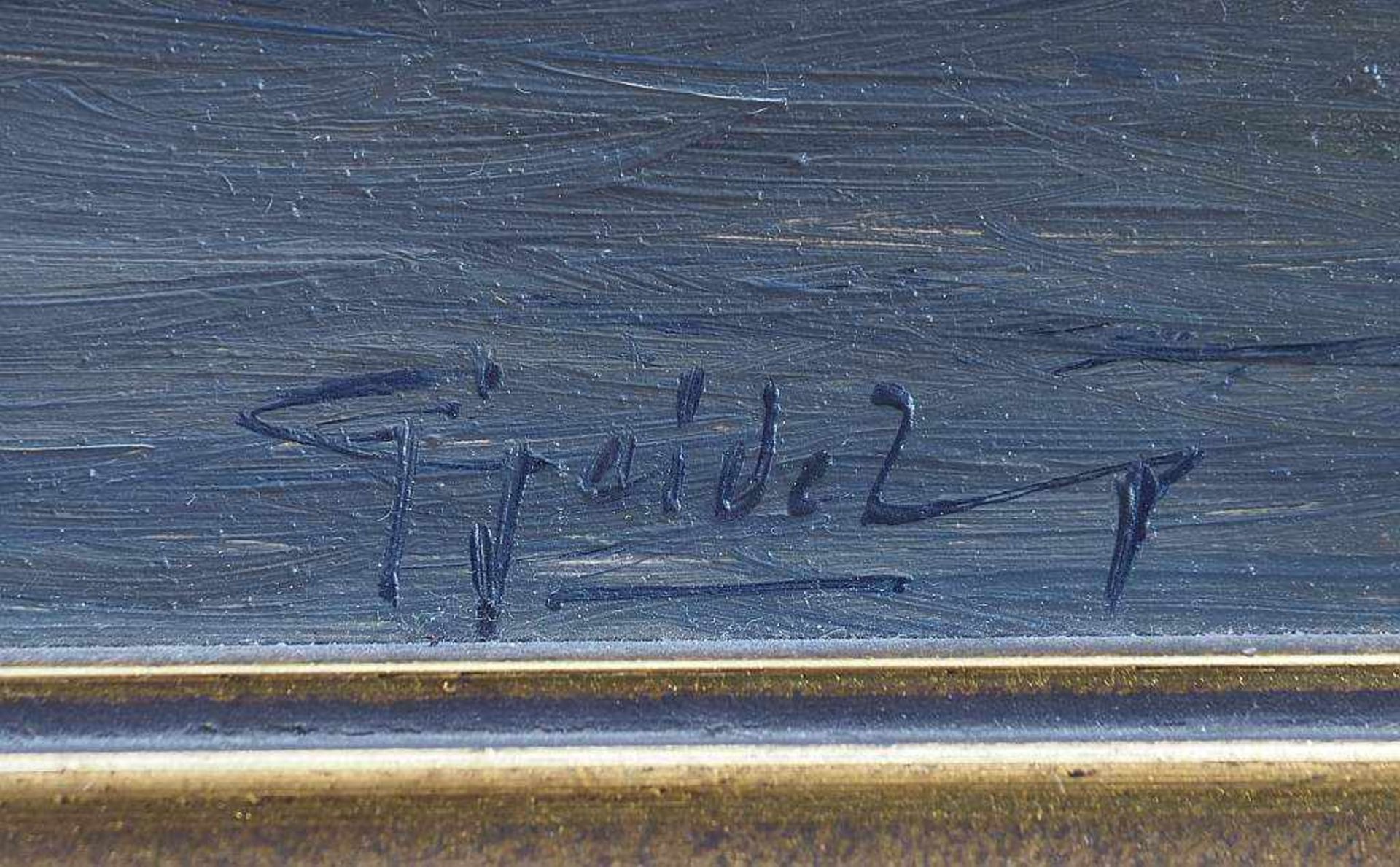 GEIDEL, Gerhard. GEIDEL, Gerhard. 1925 Beelitz - 2011. Blick auf die Nikolaikirche in Potdam. Öl auf - Bild 7 aus 7