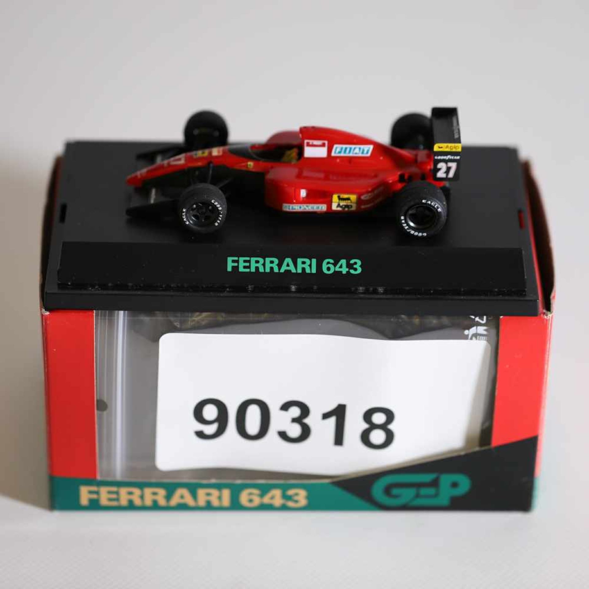 Rosso 01008 Nr. 27, 1:43, Ferrari 643, A. Prost 5 th Formula 1, 1991, neuwertig, OVP- - -20.00 %