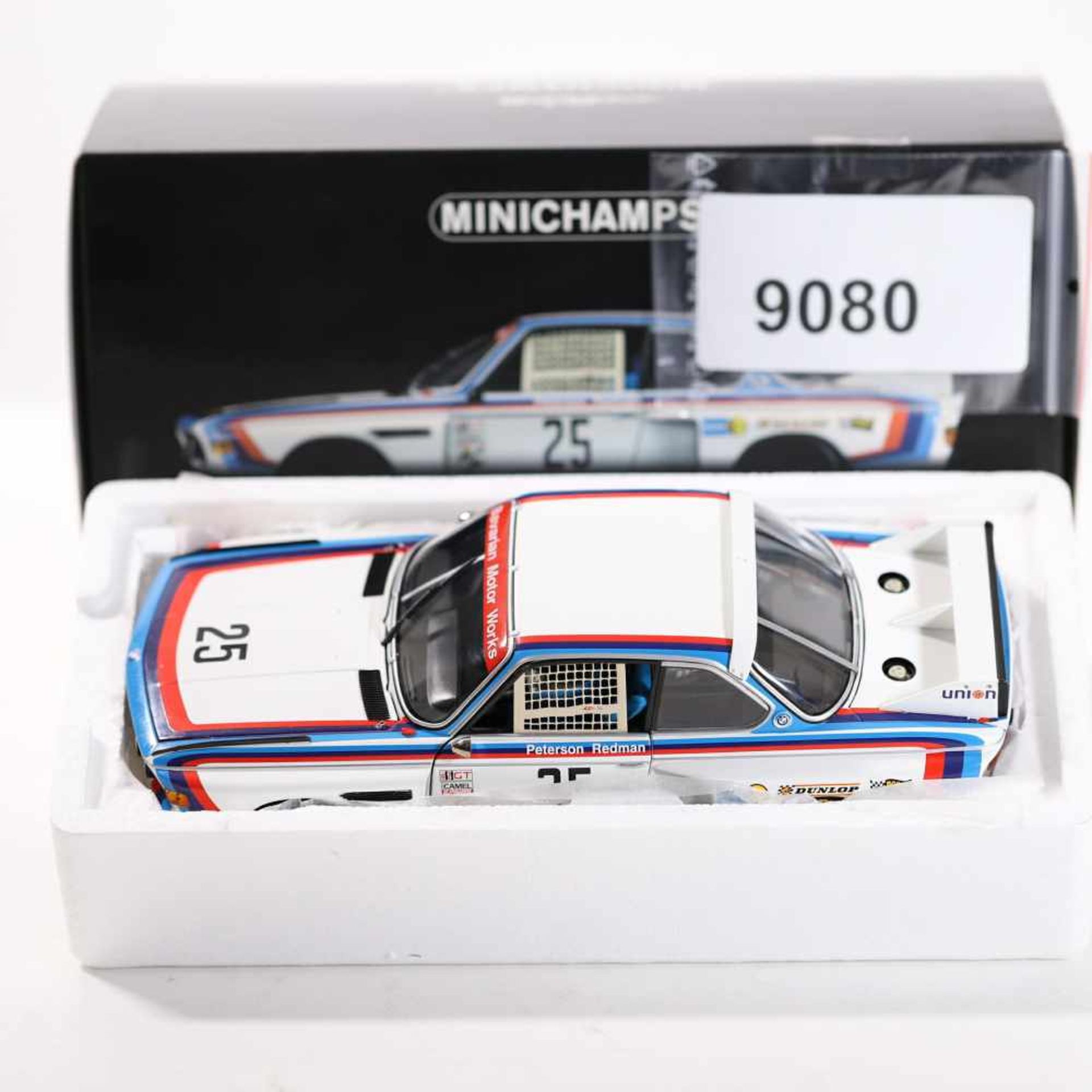 Minichamps 180752925, BMW CSL 3.5 IMSA, 1: 18, Winner Sebring 12 Hours 1975, OVP,neuwertig- - -20.00