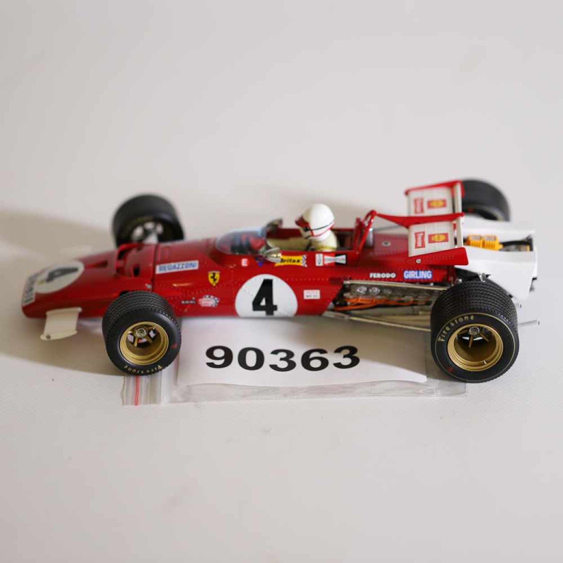 Exoto 1:18 Ferrari 312 B , Regazzoni (Nr. 4), guter Zustand- - -20.00 % buyer's premium on the