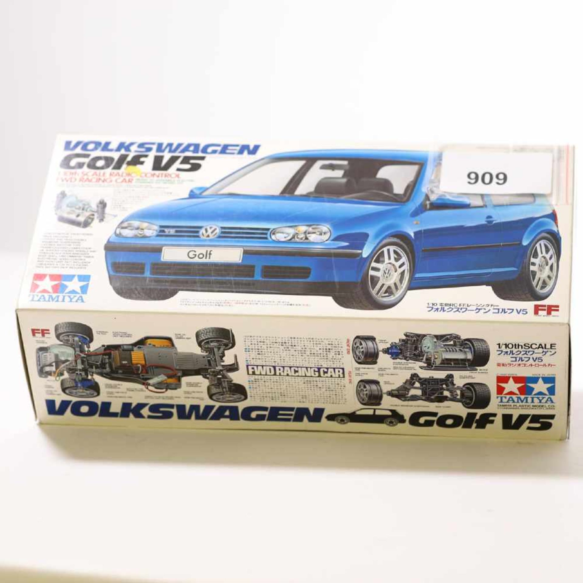 tamiya 58206 Golf V 5, Racing Car, 1:10., in OVP offen,- - -20.00 % buyer's premium on the hammer