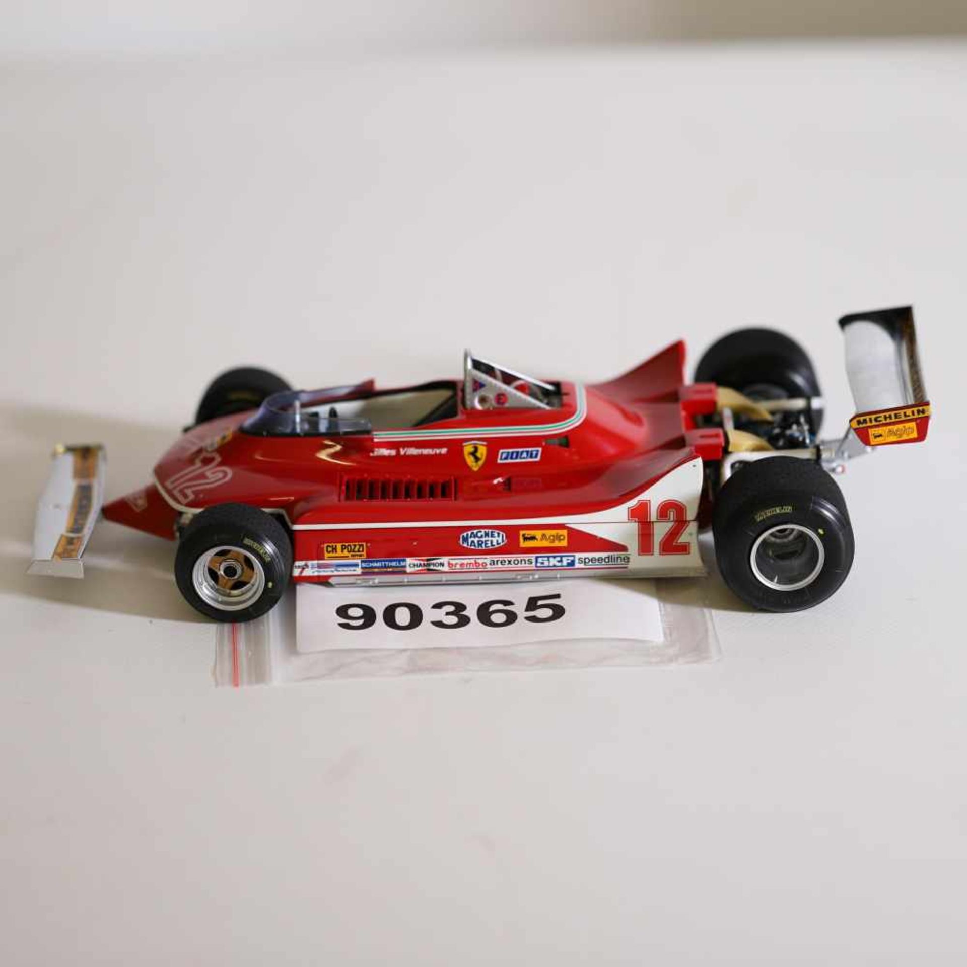 Exoto 1:18 Ferrari 312 T 4 Gilles Villeneuve, GP France 1979, guter Zustand- - -20.00 % buyer's