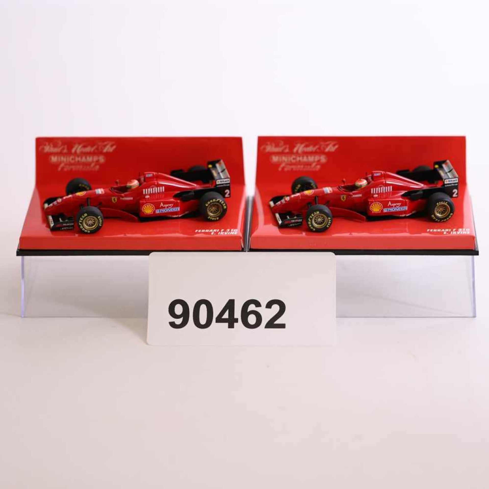 Minichamps 430 960002 Ferrari F 310 E. Irvine, 1:43, neuwertig, OVP m. leichtenLagerspuren- - -20.00