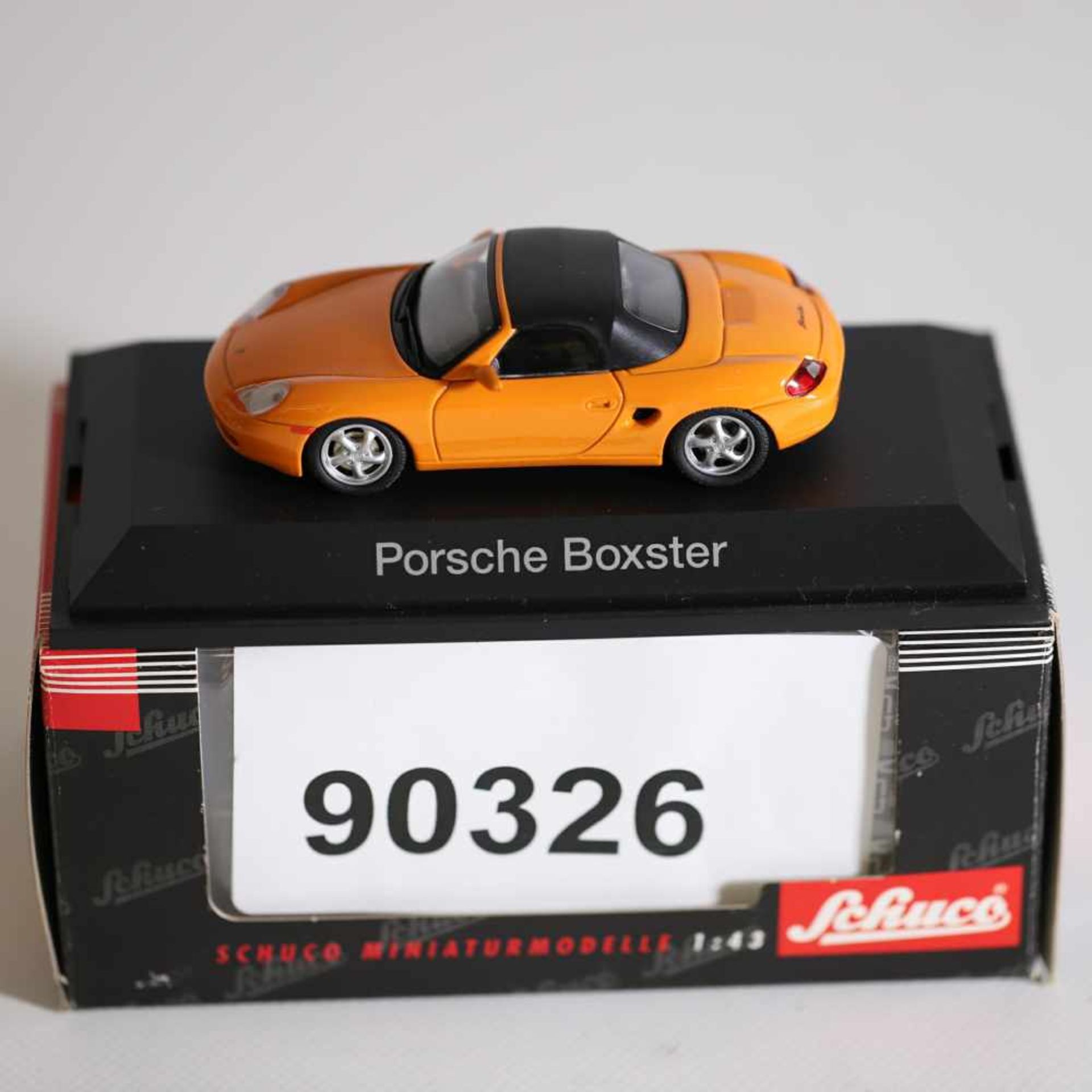 Schuco 04242 Porsche Boxster Softtop, 1:43, neuwertig, OVP- - -20.00 % buyer's premium on the hammer