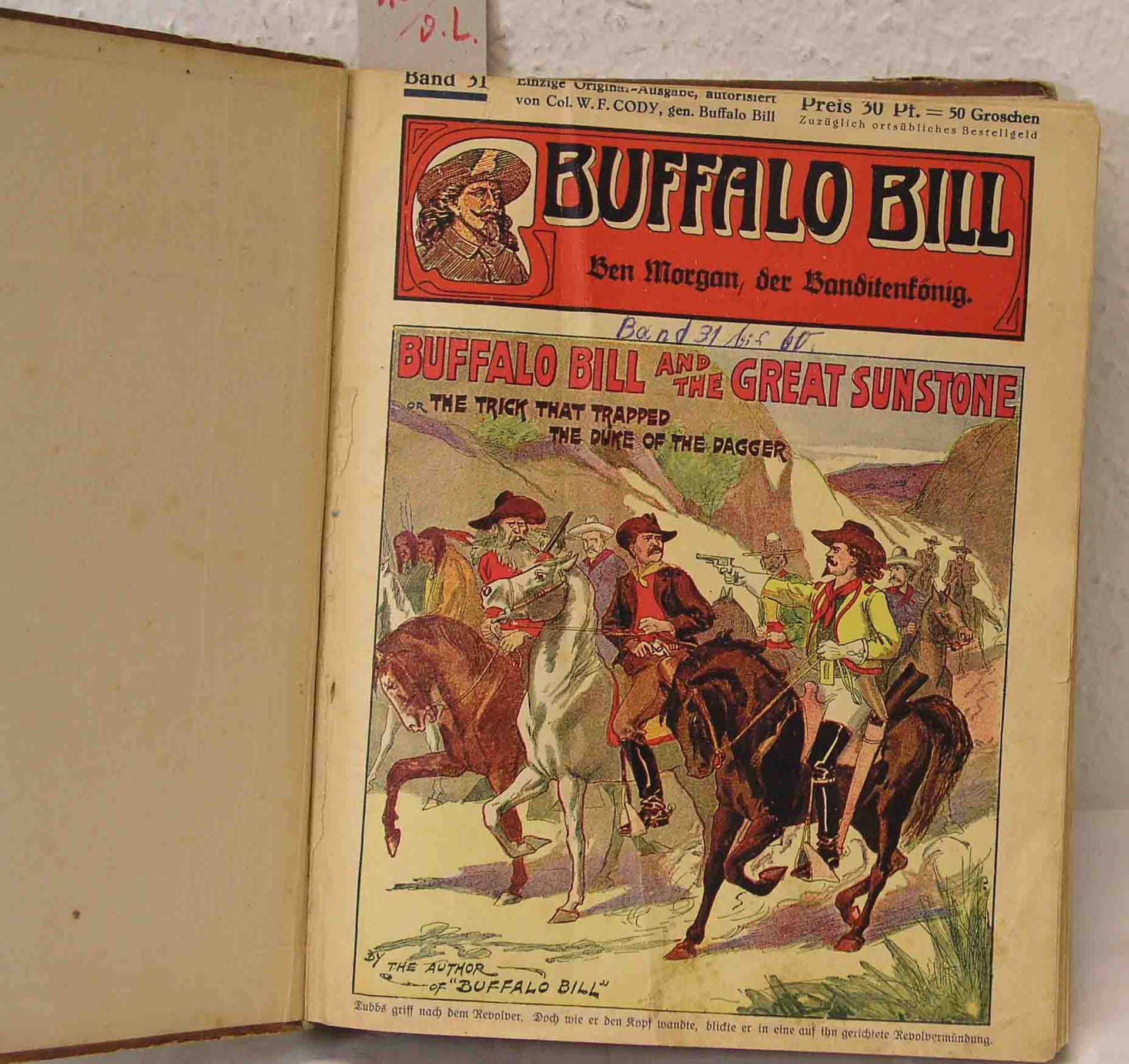 Buffalo Bill, Heft 31 bis 60, gebunden.