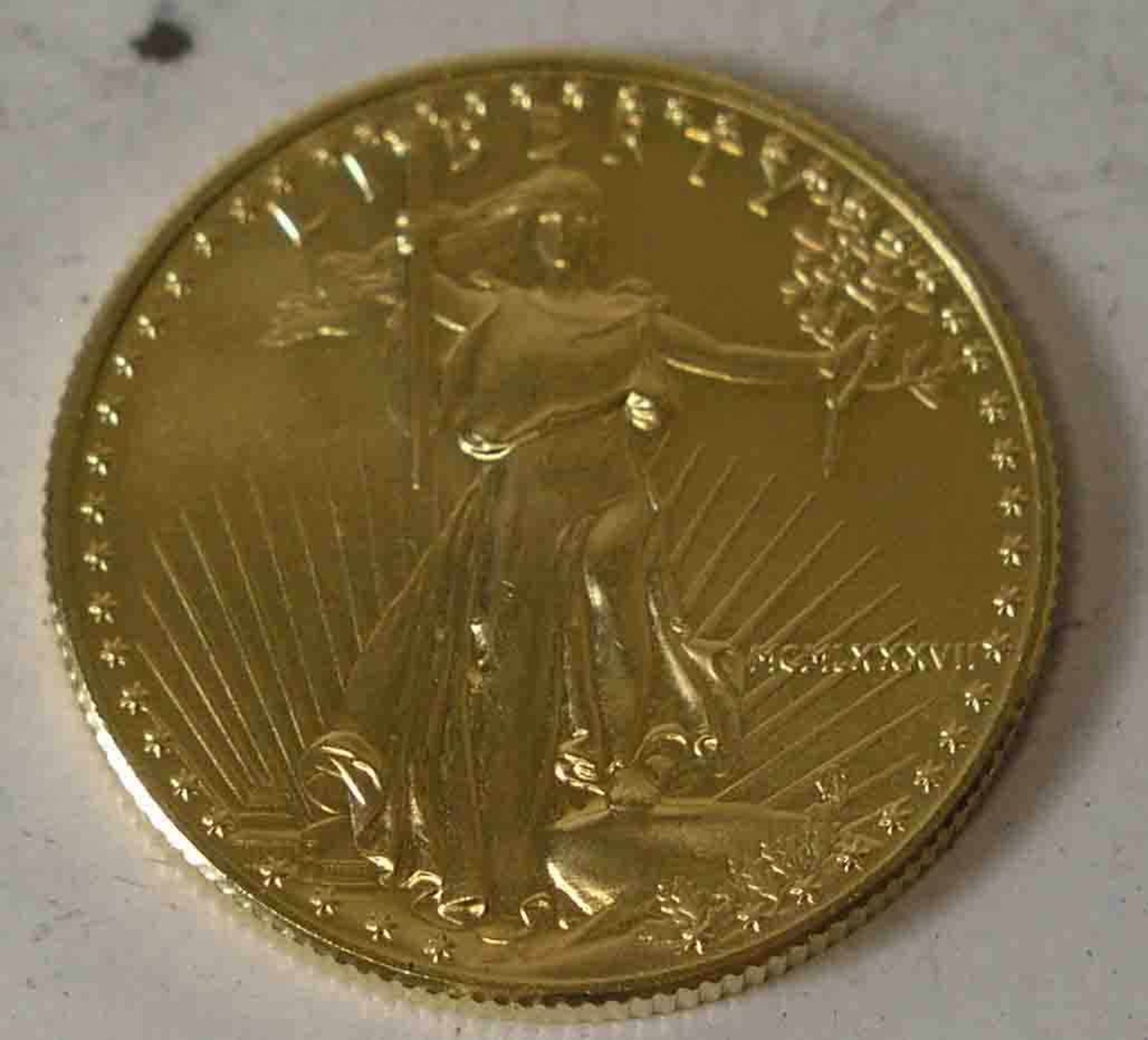 25 Dollars. America 1/2 Unze Gold, 1987.