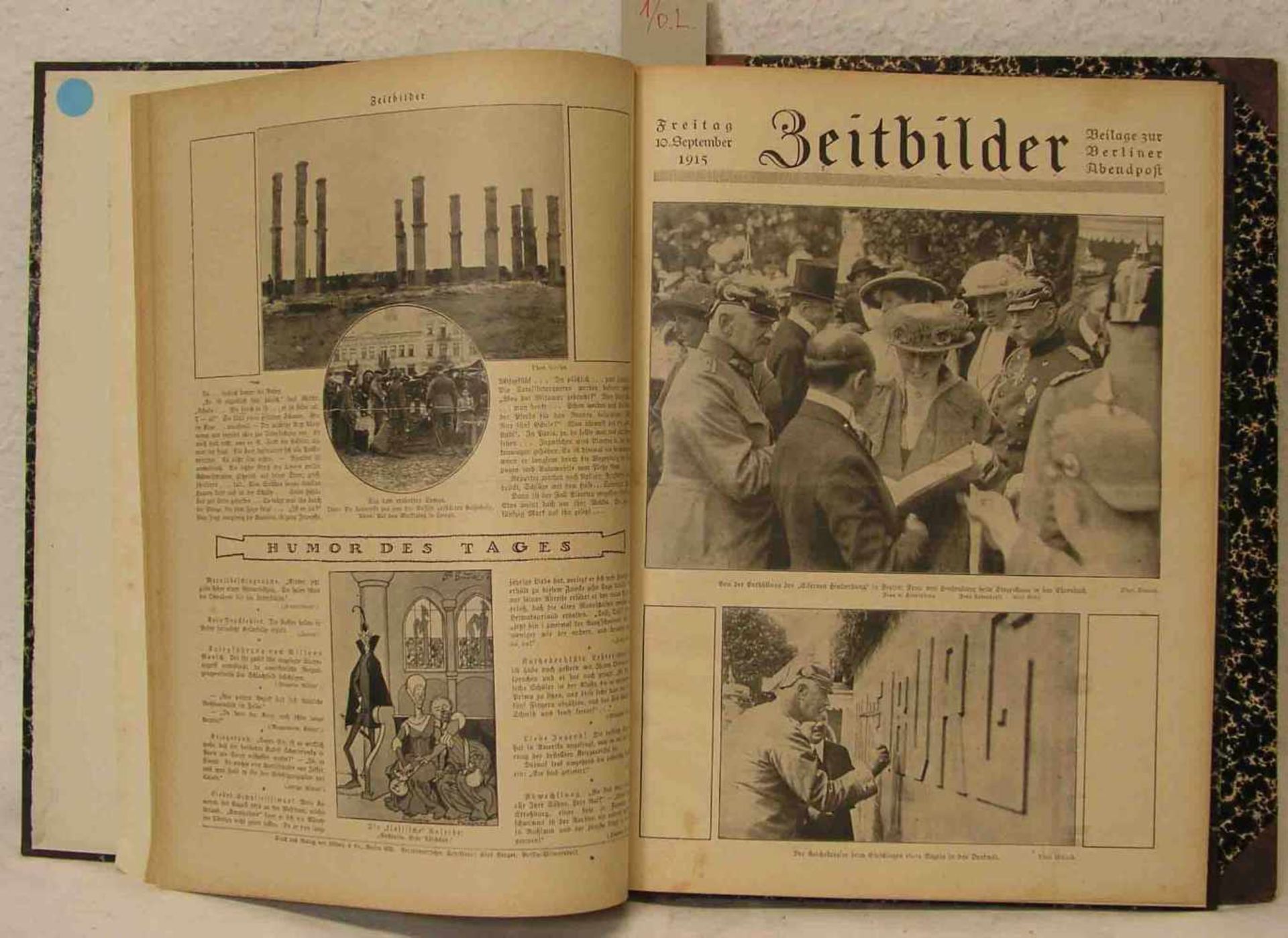 "Zeitbilder". Beilage zur Berliner Abendpost, November 1914 - Dezember 1915.