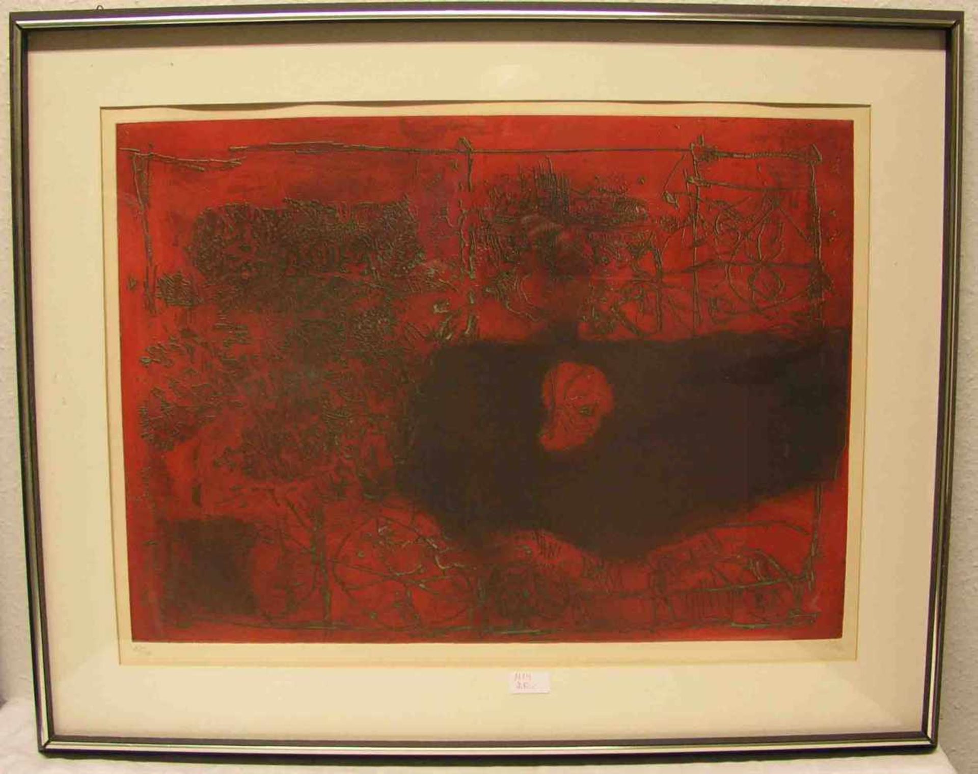 Clavé Antoni: "Moderne Composition". Radierung, 25/50, signiert, 50 x 68cm.- - -20.17 % buyer's