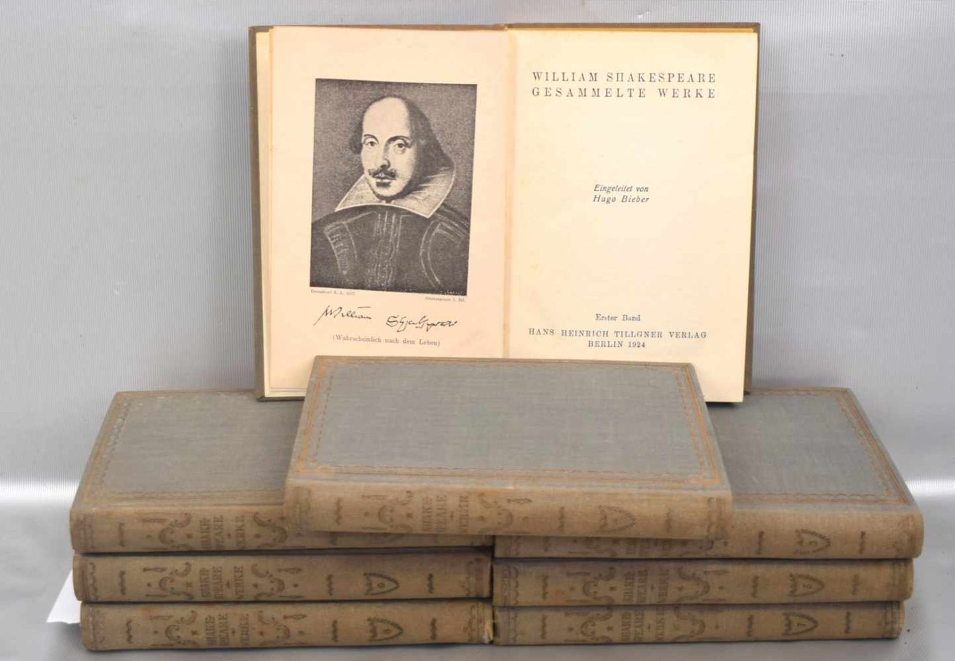 William Shakespeare gesammelte Werkeacht Bände, Berlin 1924