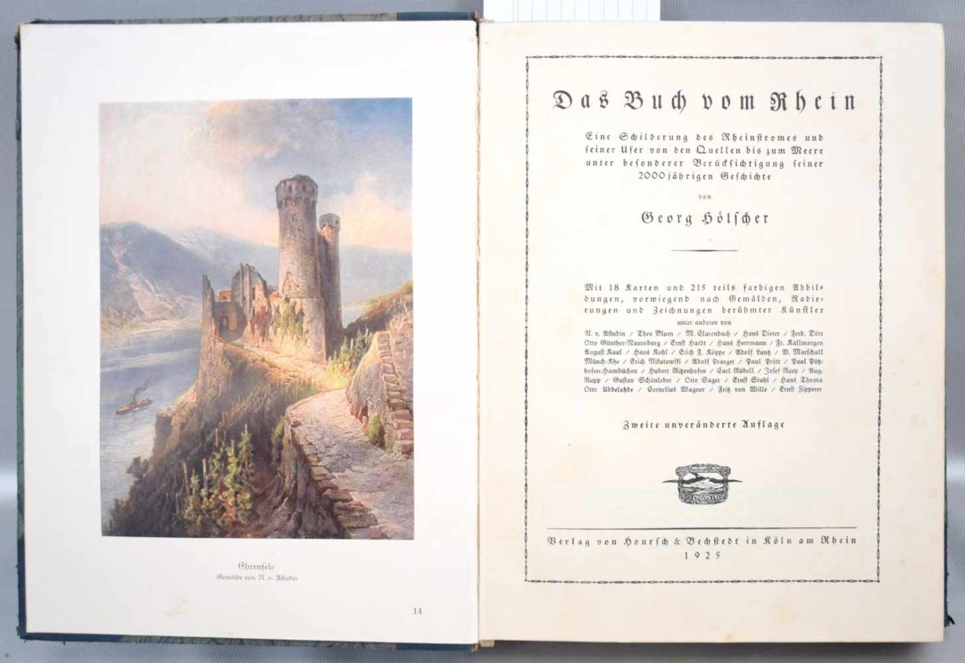 Das Buch vom RheinHerausgeber Georg Hölfcher, 1925