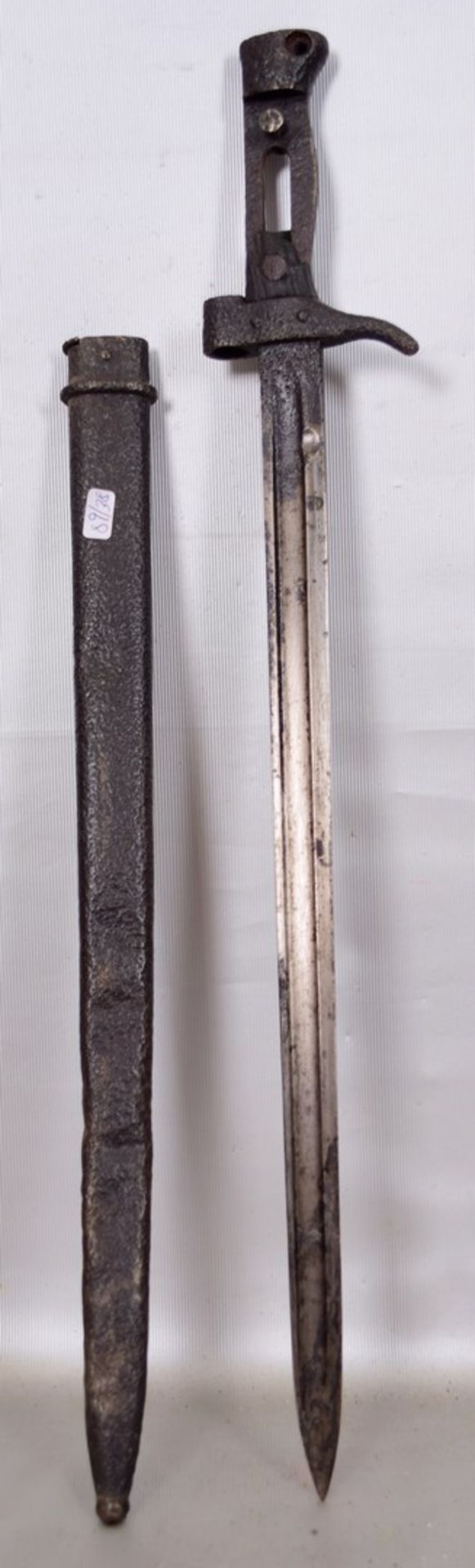 BajonettHolzgriff fehlt, L 52 cm, I. Weltkrieg