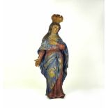Bekrönte Maria (20.Jh.)Keramik, farbig gefasst; H: 68 cm