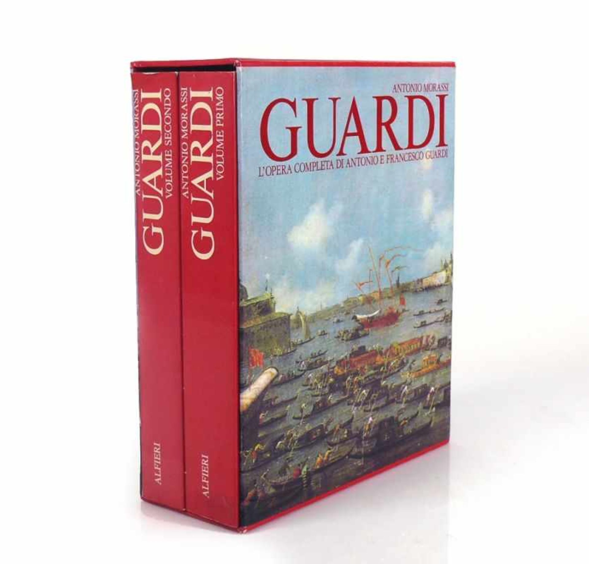 GUARDIANTONIO E FRANCESCO GUARDI; Werkverzeichnis von Antonio Morassi; 2 Bände; Drucker Alfieri;