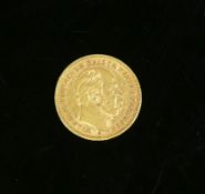 Goldmünze20 Mark; 1887, Wilhelm Deutscher Kaiser König von Preussen A; ss/vz