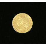 Goldmünze20 Mark; 1883, Wilhelm Deutscher Kaiser König von Preussen A; ss/vz