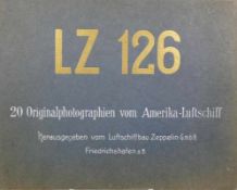 Zeppelin "LZ 126"20 Originalphotographien vom Amerika-Luftschiff; herausgegeben vom Luftschiffbau