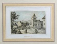 Reichenau (um 1850)Farblithographie von J.N. Heinemann, 1856; Darstellungsgröße: 9 x 13 cm; unter