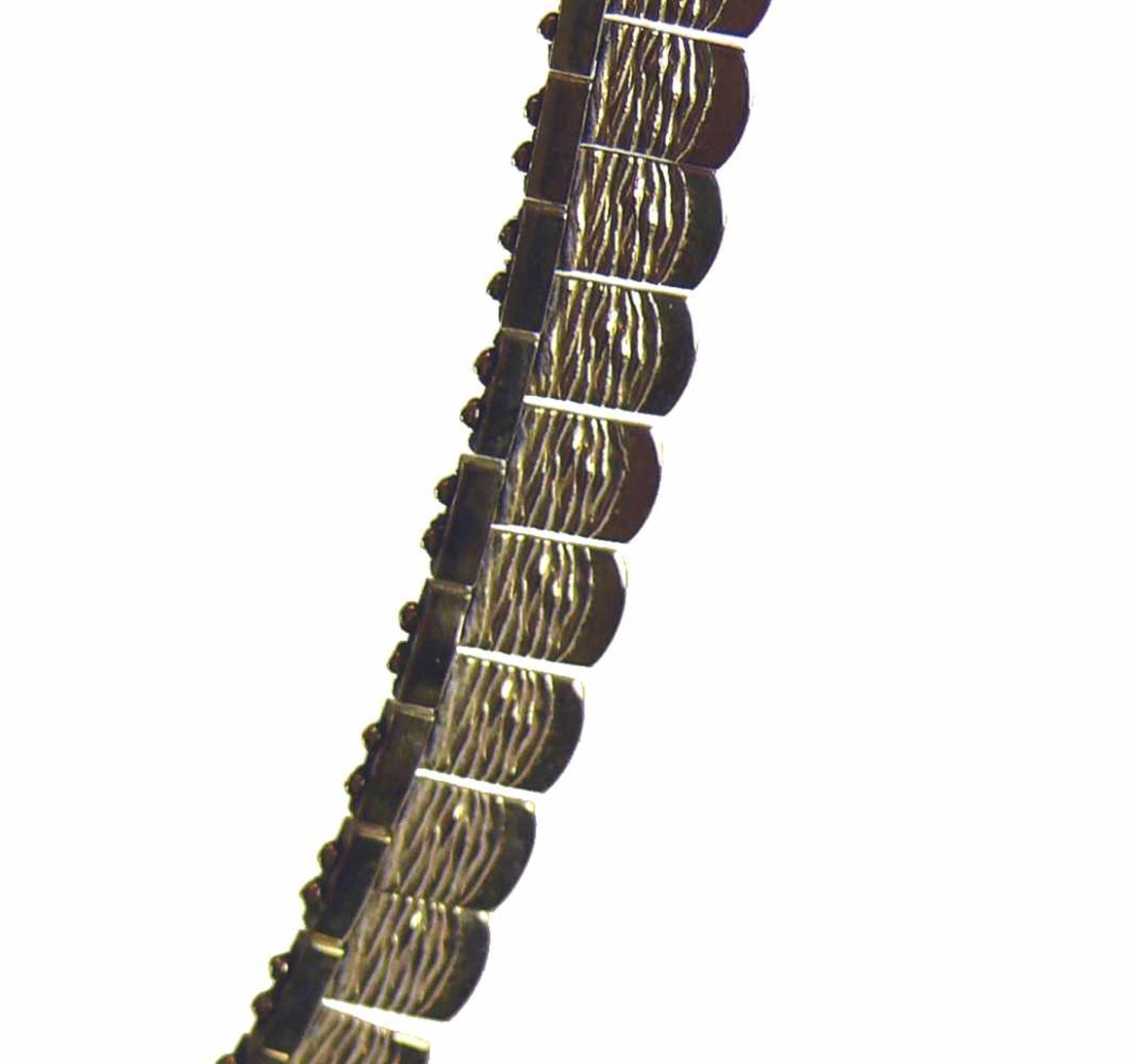 Halskette8ct GG; L: ca. 48 cm; 16,4g - Bild 2 aus 2