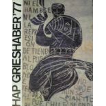 Grieshaber, Hap'77 (1909 Rot an der Rot - 1981 Reutlingen)Katalog Staatliche Kunsthalle Berlin mit 6