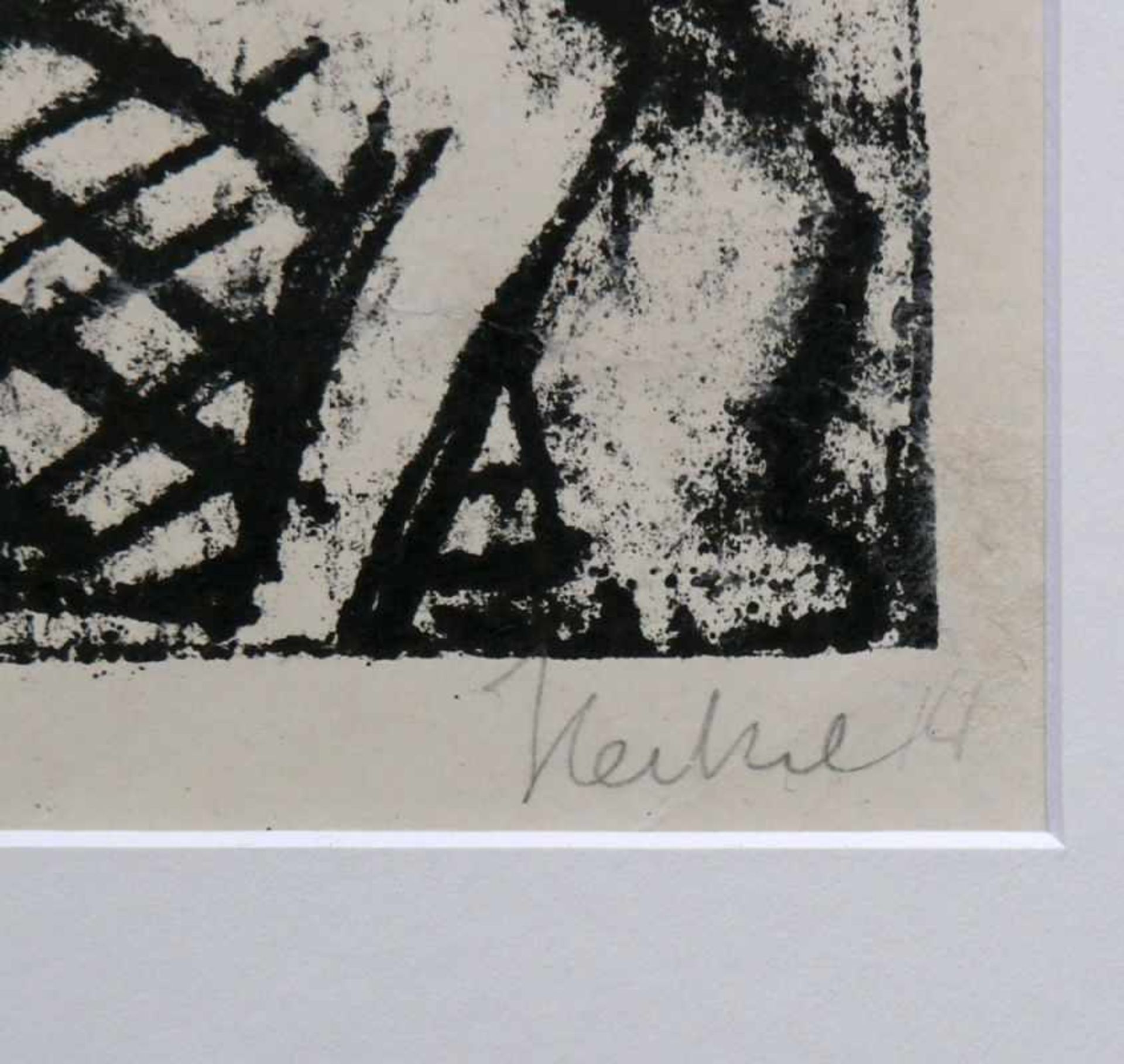 Heckel, Erich (1883 Döbeln - 1970 Hemmenhofen/Radolfzell)"Verwundeter"; von 1914; Lithographie; - Bild 3 aus 8