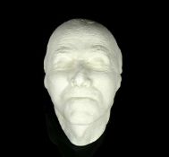 Totenmaske "Otto Dix"erstellt 1969 im Auftrag der Familie Dix vom Bildhauer Roland Martin,