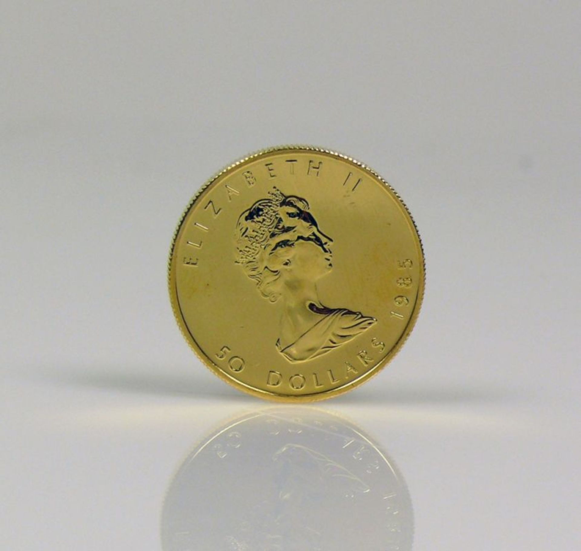Goldmünze50 Dollars 1985, Elisabeth II, Canada; ss - Bild 2 aus 2