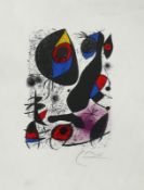 Miró, Joan (1893 Montroig - 1983 Calamajor (Mallorca)"Farbkomposition"; Farblithographie aus Miró