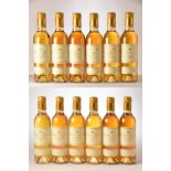 Chateau d'Yquem 1999 12 hf bts OWC IN BOND