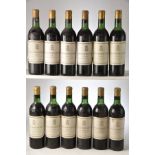 Chateau Pichon Lalande 1964 12 bts