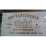 Chateau Cantermerle 2012 Haut Medoc 6 bts