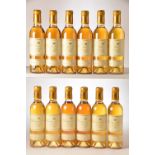 Chateau d'Yquem 1999 12 hf bts OWC IN BOND