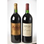 Chateau Batailley 1999 pauillac 1 Mag Chateau loudenne 1997 Medoc 1 Mag Above 2 Mags