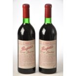 Penfolds Grange 1981 f Wildman labels 2 bts