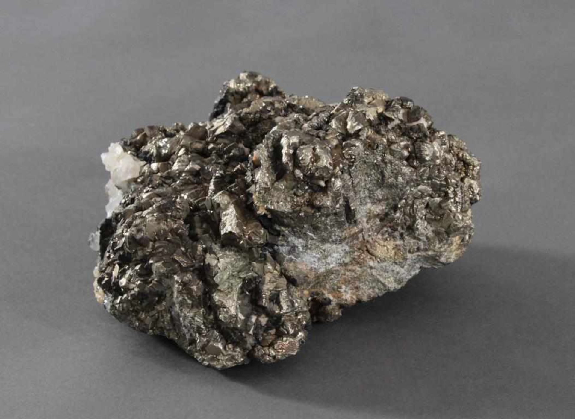Pyrit Trepca aus dem KosovoDurchmesser  ca. 15 cm, 3120 g - Bild 2 aus 3