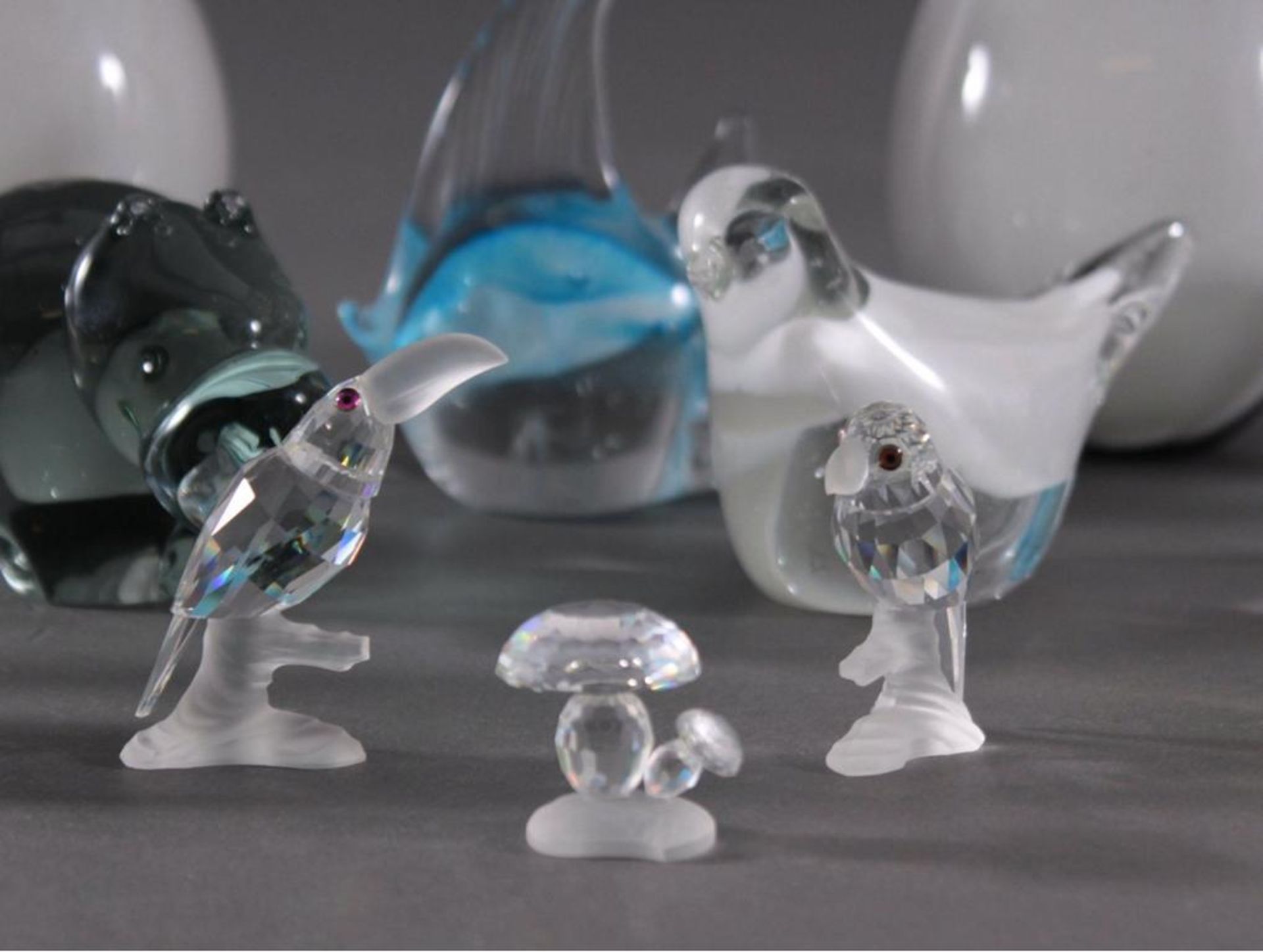 Swarovski und Leonardo-Glas Tierfiguren17 Stück. Farbloses Glas, teils mattiert und bunt - Image 3 of 4