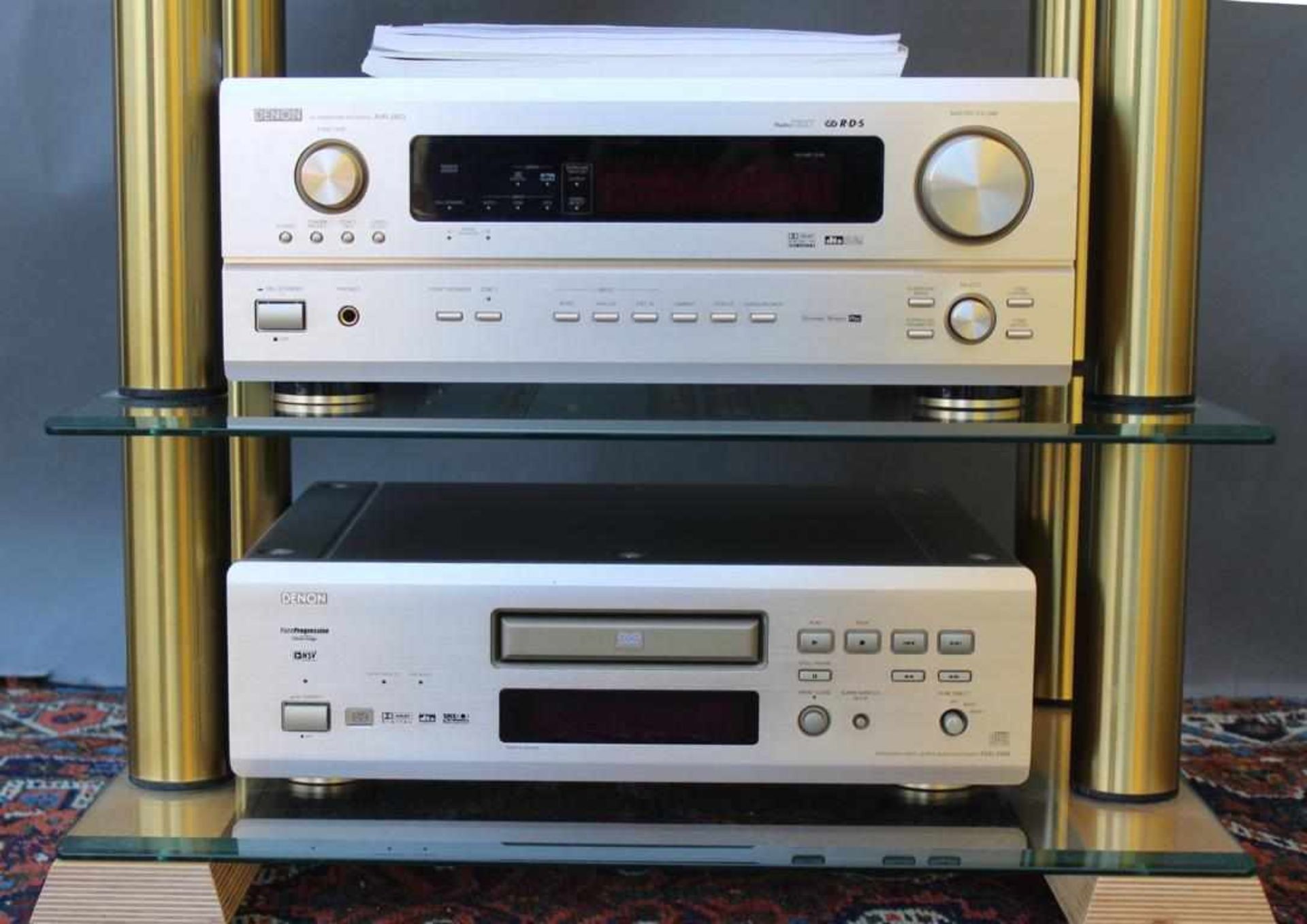 Denon HI-FI Anlage- SilberDenon AVR-2803 Digital, AV Receiver mit Surround Formate wie Dolby Digital - Image 4 of 5