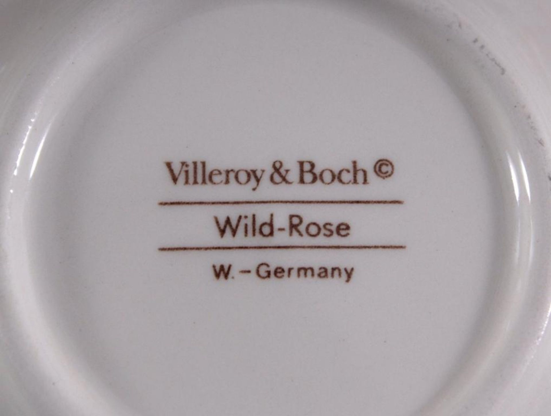 Service Villeroy & Boch, "Wildrose"Steingut, 52 Teile, bunt dekoriert, Kaffee-und Tee, 1 - Bild 2 aus 2