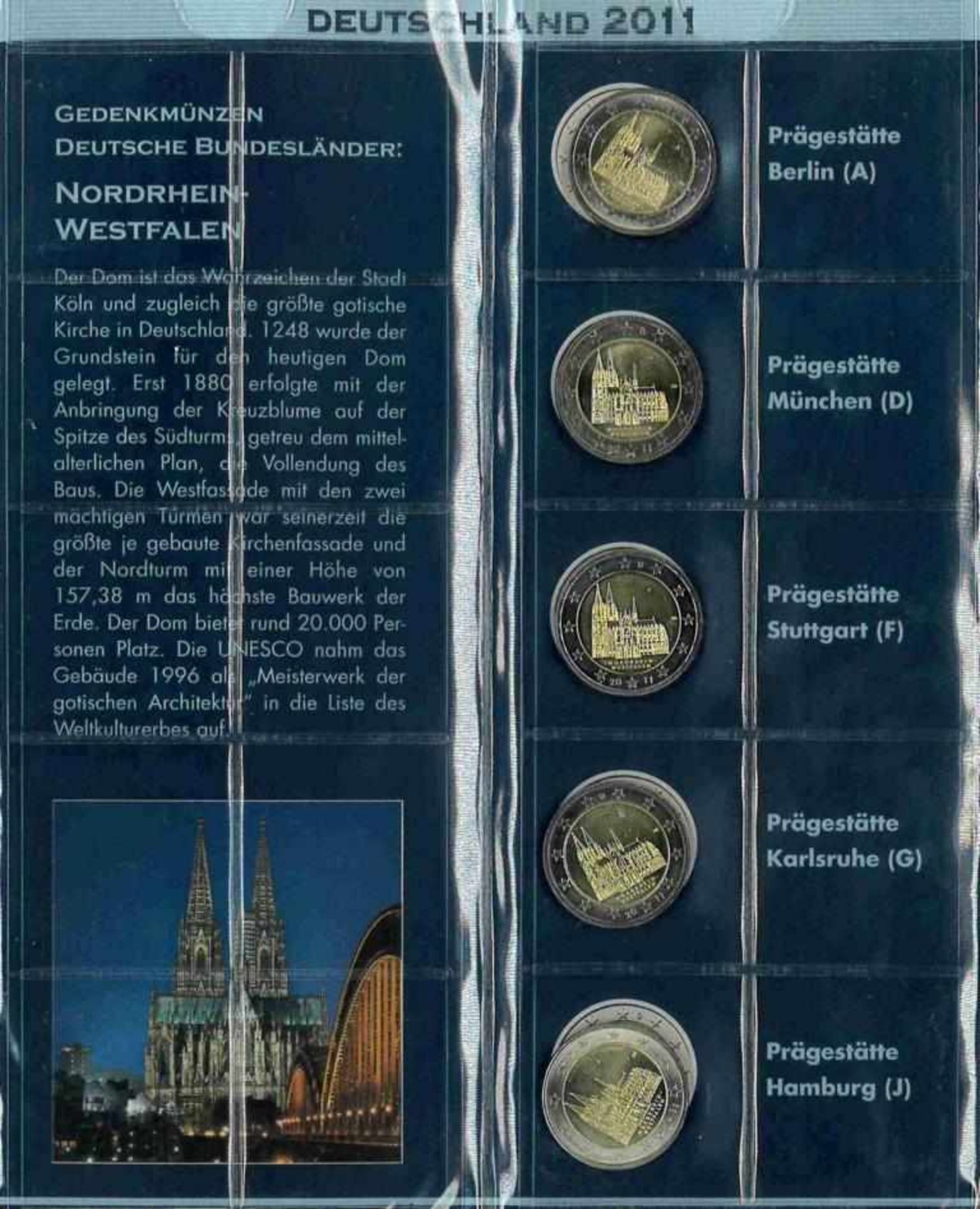 Sammlung 2-Euro Gedenkmünzen inkl. San Marino 2004-20112 Ordner mit insgesamt über 140 2-Euro - Bild 7 aus 13