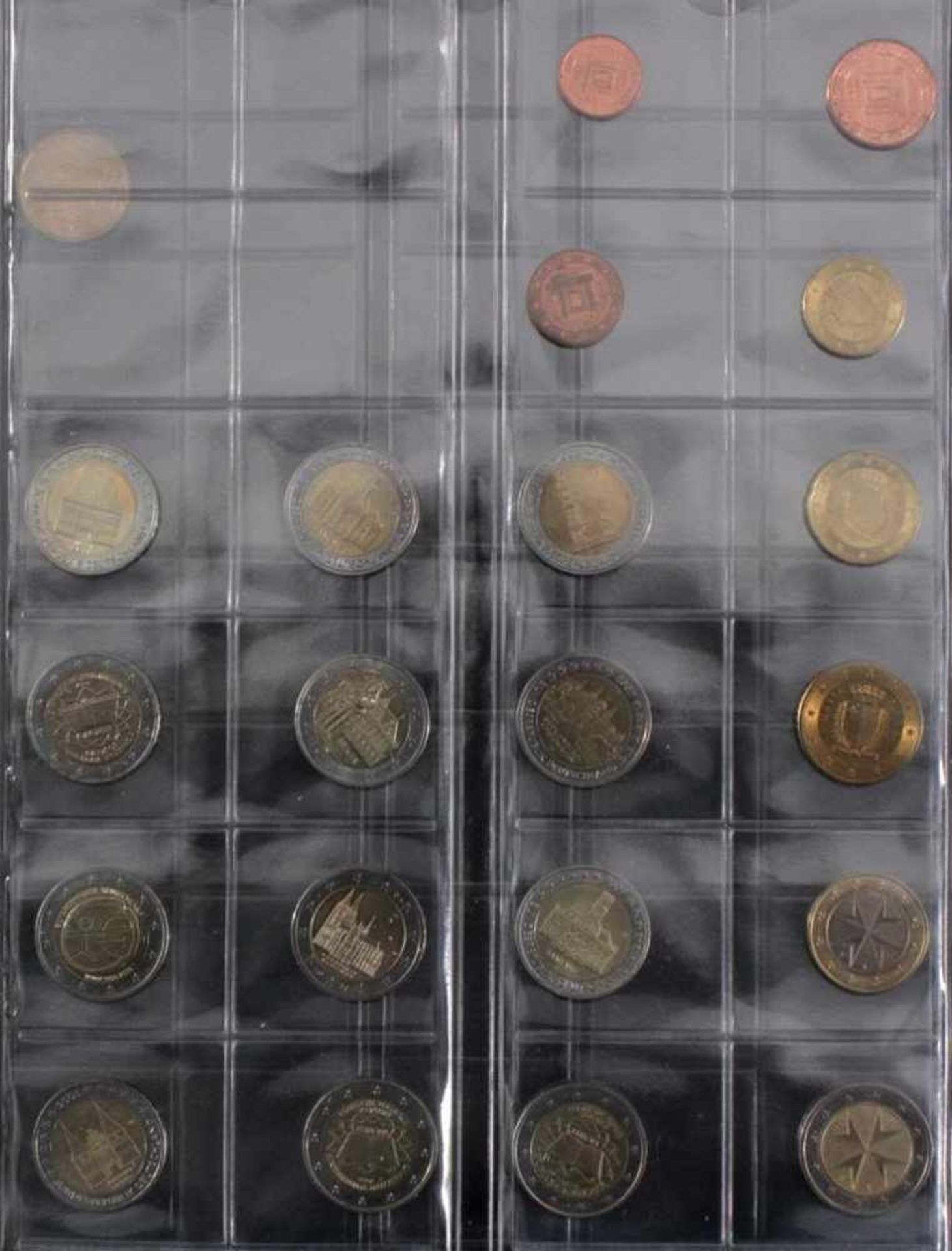Sammlung Euro-Kurs- und Gedenkmünzen in MünzalbumHauptwert hier die 10 Euro-Gedenkmünzen ab 2002 ( - Image 7 of 8