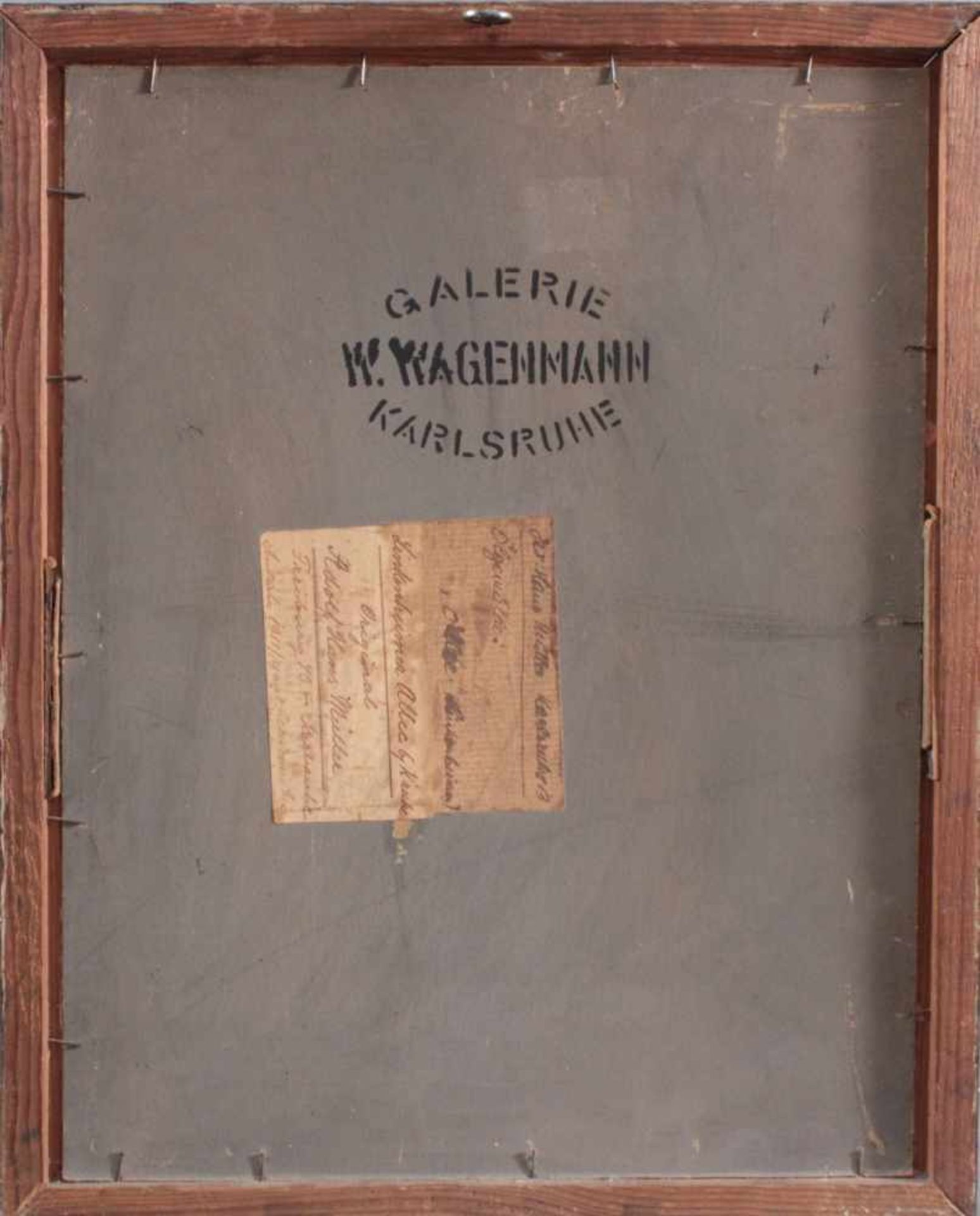 Hans Adolf Müller (1888-1934). "Linkenheimmer Allee im Karlsruhe"﻿﻿﻿Öl auf Pappe, unten links - Bild 4 aus 6